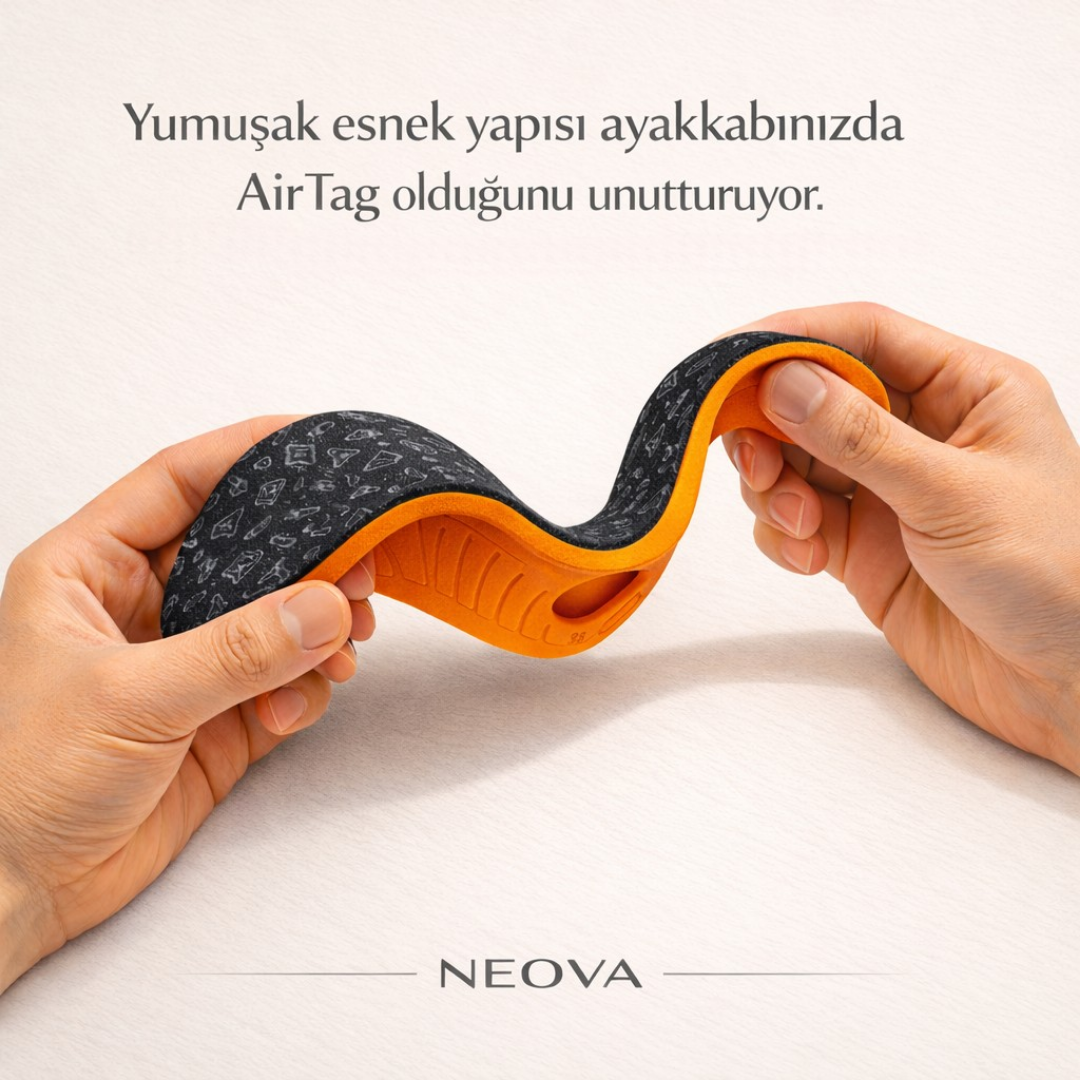 AirTag Uyumlu Kesilebilir Takip Tabanlığı